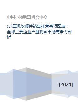 计算机软硬件销售注意事项图表 全球主要企业产量我国市场竞争力剖析