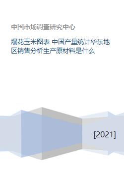 爆花玉米图表 中国产量统计华东地区销售分析生产原材料是什么